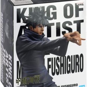Figura Banpresto de Megumi Fushiguro - King of Artist de Jujutsu Kaisen, 7 pulgadas, edición Bandai original, pose dinámica y detallada de la figura coleccionable